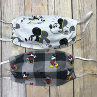 Disney Fabric Reversible Handmade 100% Cotton Double Layered Face Cover