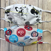 Disney Fabric Reversible Handmade 100% Cotton Double Layered Face Cover