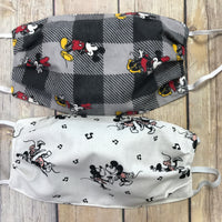 Disney Fabric Reversible Handmade 100% Cotton Double Layered Face Cover