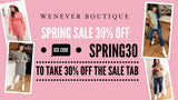 Spring Sale 30% OFF w/ code: SPRING30