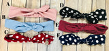 Bow Head Band with Buttons for Masks (Ear Savers)