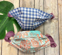 Reversible Handmade 100% Cotton Double Layered Face Cover