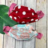 Reversible Handmade 100% Cotton Double Layered Face Cover