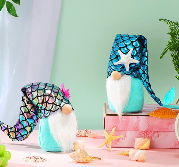 Shimmer Mermaid Gnomes (Set of 2)