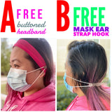 Disposable Face Cover 10 PACK with Freebies