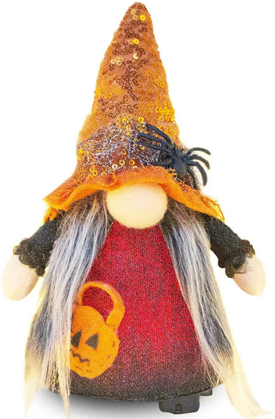 Musical Halloween 2021 Light Up Gnomes on Wheels (set of 2)