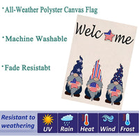 Gnome Seasonal Garden Flag Set of 10