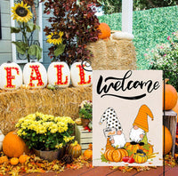 Gnome Seasonal Garden Flag Set of 10