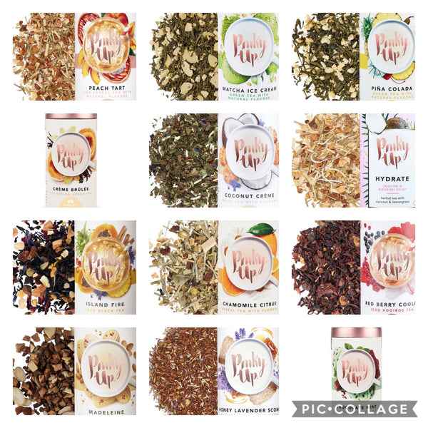 Pinky Up Loose Tea Sampler 3pk w/ Free infuser