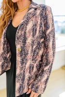 Impress Me Much Animal Print Blazer