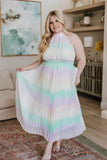 Irresistibly Iridescent Maxi Dress