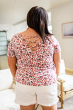 Julianne Lattice Detail Top