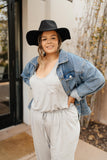 Jump In Jumpsuit In Heather Gray