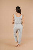 Jump In Jumpsuit In Heather Gray
