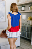 Just You Wait Color Block Tank