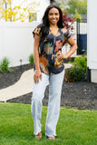 Just to See You Smile Floral Blouse