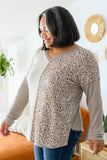 Keep Me Longing Animal Print Long Sleeve