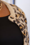 Kimberly Fuzzy Animal Print Cardigan