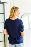 Laid Back Lace Up Top