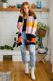 Let Today Be A Good Day Striped Cardigan