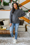 Lounge Around Long Sleeve Paneled Pullover