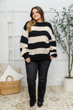 Lucky Strike Top in Black Stripe