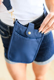 Millie Mini Nylon Crossbody Bag in Dark Navy