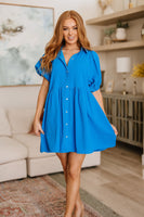 Morning Glory Button Down Dress