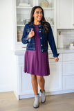 Most Reliable Long Sleeve Knit Dress In Plum