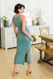 Out on the Town Tie Detail Midi Dress