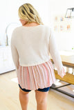 Patiently Waiting Peplum Top