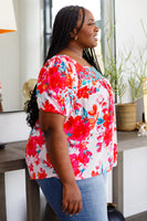 Piano Songs Puff Sleeve Blouse