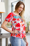 Piano Songs Puff Sleeve Blouse