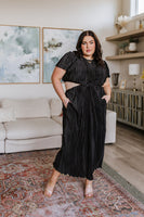 Pocket Full of Sunshine Plisse Maxi Dress