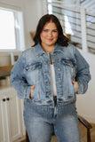 Reese Rhinestone Denim Jacket