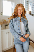Reese Rhinestone Denim Jacket