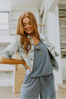 Relaxing Weekend Sleeveless Jumpsuit