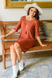 Right Time T-Shirt Dress