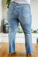Sabrina Raw Hem Bootcut Jeans