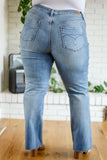 Sabrina Raw Hem Bootcut Jeans
