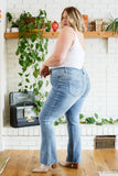 Sabrina Raw Hem Bootcut Jeans