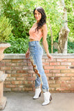 Sadie Vintage Straight Cut Destroy Jeans