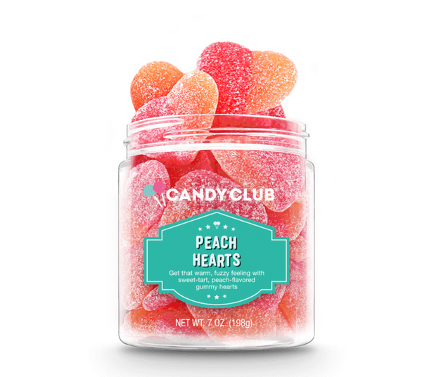 Candy Club Peach Hearts