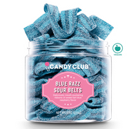 Candy Club Blue Razz Sour Belts