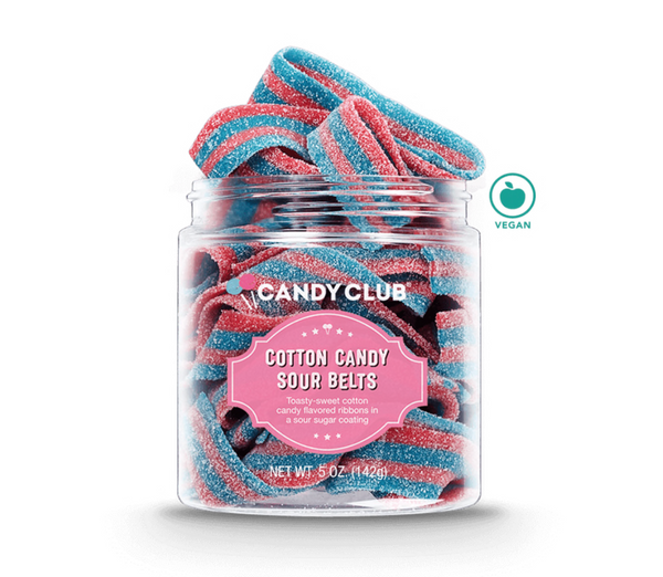 Candy Club Cotton Candy Sour Belts