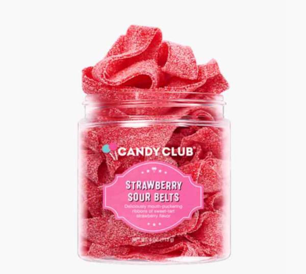 Candy Club Strawberry Sour Belts