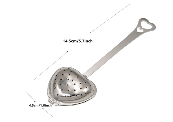 Heart Shaped SS Tea Infuser