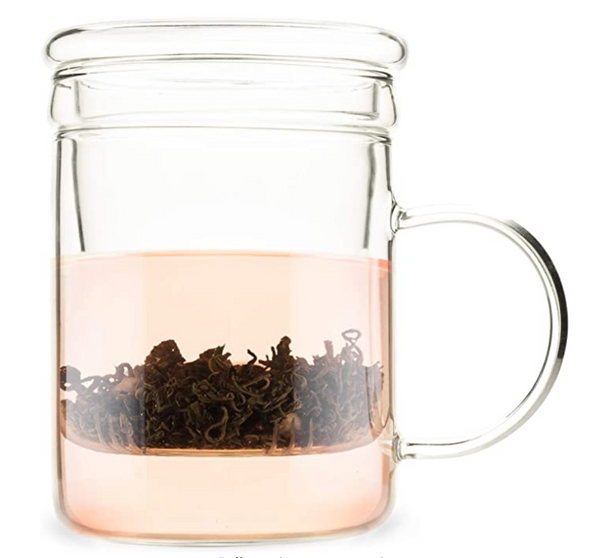 Pinky Up Blake Glass Tea Infuser Mug