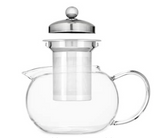 Pinky Up Candace Glass Teapot & Infuser