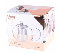Pinky Up Candace Glass Teapot & Infuser